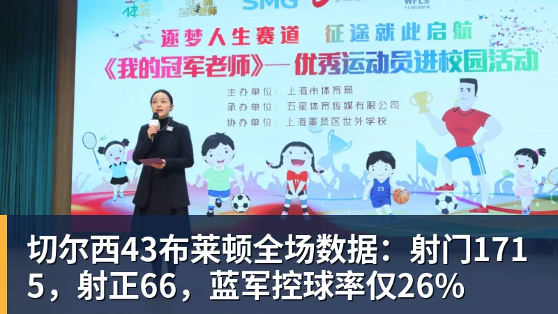 好博体育切尔西43布莱顿全场数据：射门1715，射正66，蓝军控球率仅26%